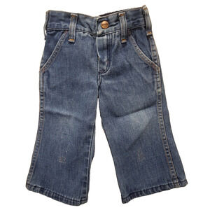 1980s Young Maverick Infant Jeans Cotton Blend Size 1 Super Cute